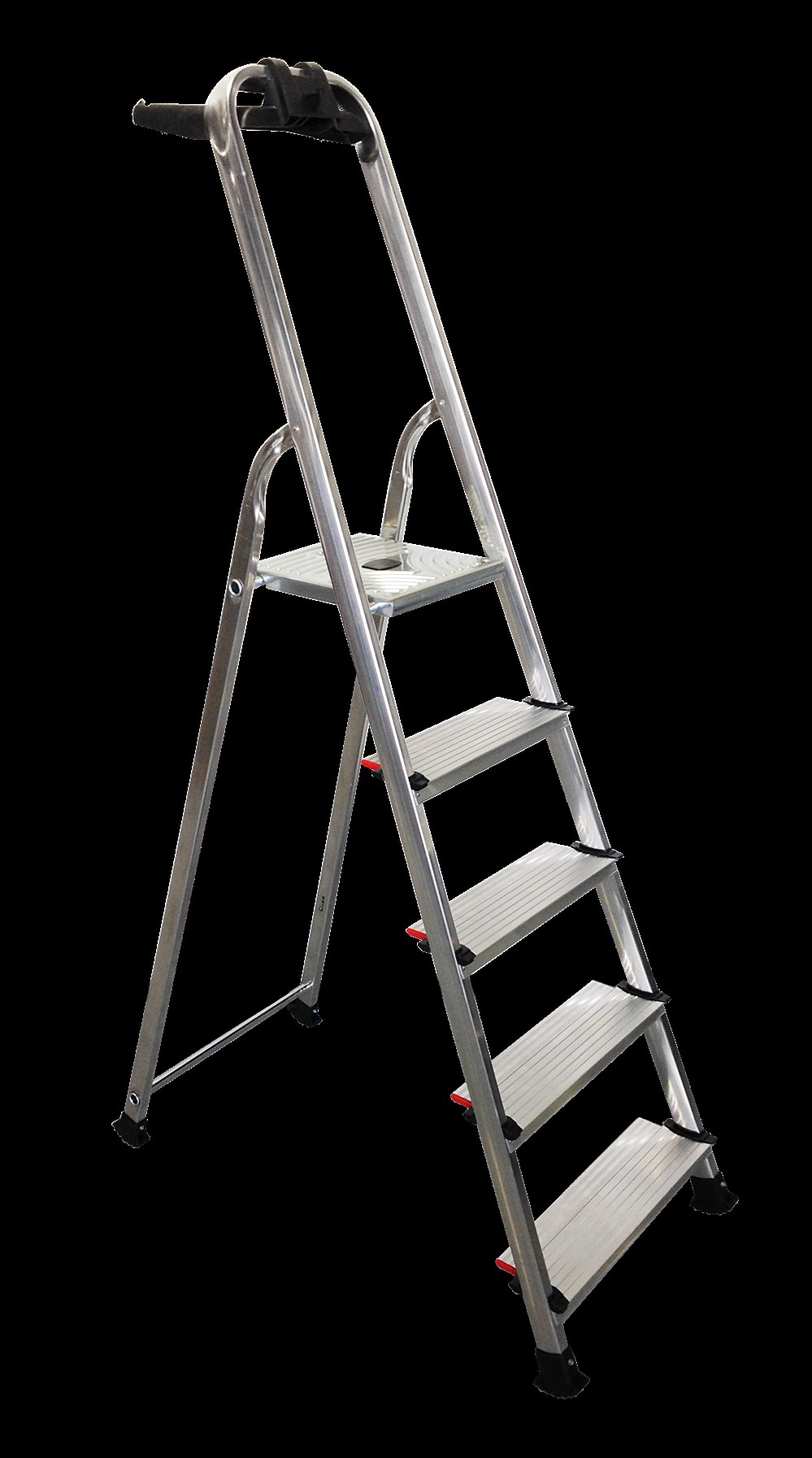 ESCABEAU ALUMINIUM - 5 MARCHES XXL (12 CM) 2m98 - BRICO